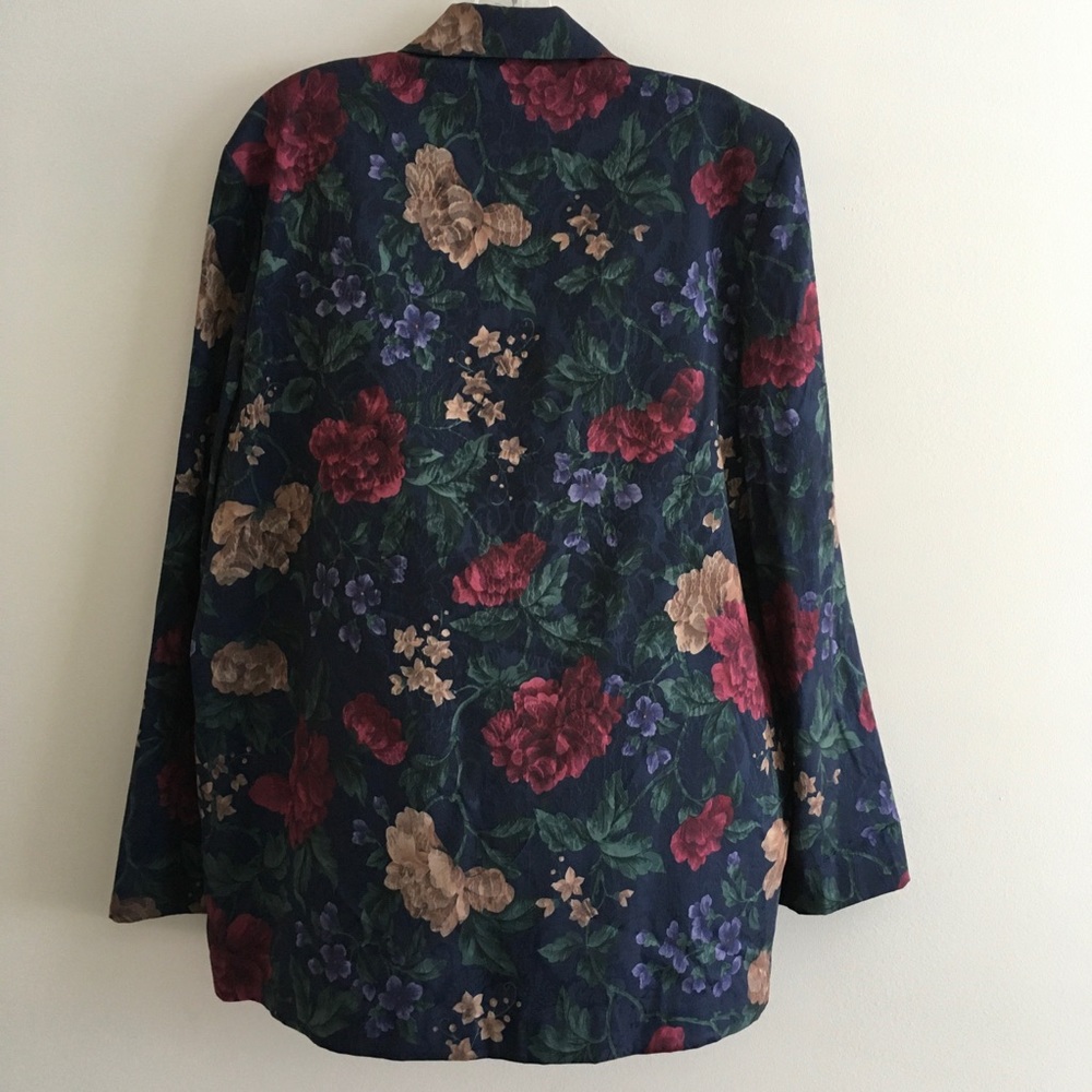 San Moire Vintage Floral Jacket - Picture 3 of 8